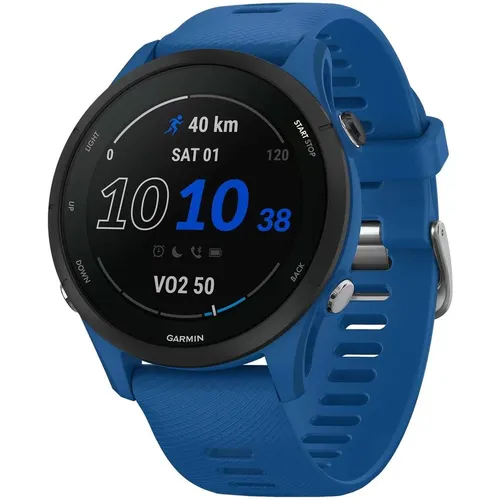 Смарт-часы Garmin Forerunner 255, 33мм, 1.3", синий/черный