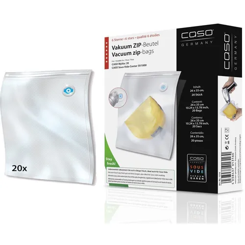 Пакеты для вакуумной упаковки CASO VC Zip, 26см x 35см [1316]