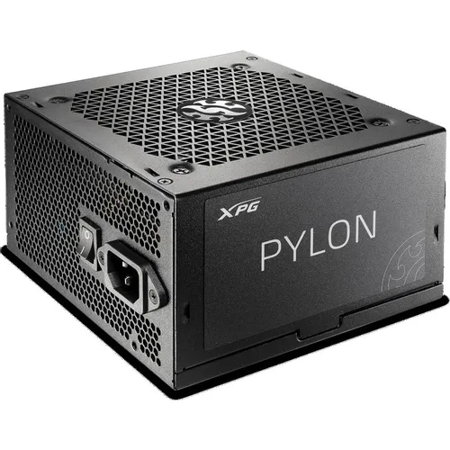 Блок питания XPG Pylon 550B, 550Вт, 80 PLUS BRONZE, 120мм, черный, retail [pylon550b-bkceu]