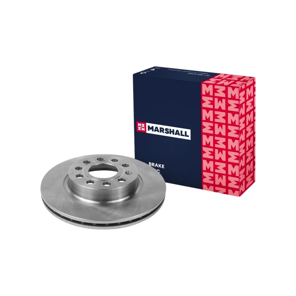 Передний тормозной диск Audi A3 8P 03-, Skoda Octavia II A5 04-, VW Caddy III 04- / Golf MARSHALL M2000421