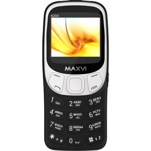 Сотовый телефон MAXVI K200 черный
