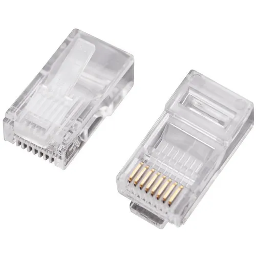 Коннектор REXANT 05-1021 UTP кат.5E RJ45 прозрачный 100 шт./кор.
