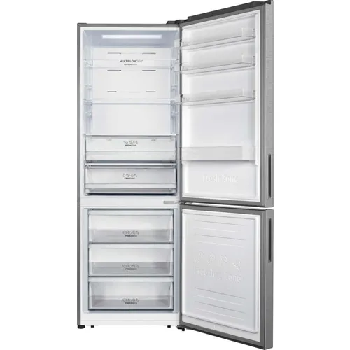 Холодильник двухкамерный Gorenje NRK720EAXL4 No Frost Plus, инверторный, серый
