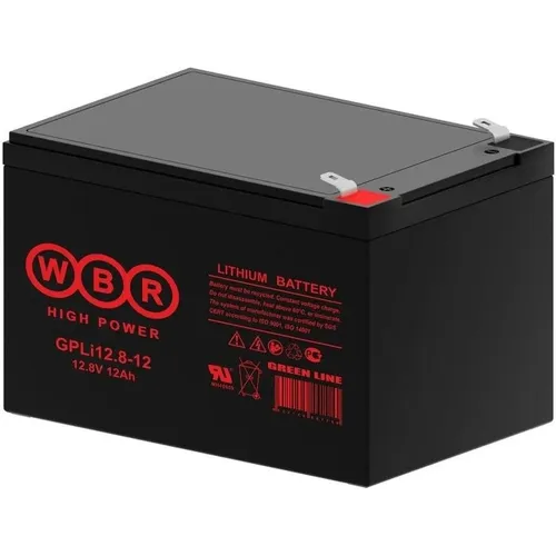 Аккумуляторная батарея WBR GPLi12-12 для ИБП, 12.8В, 12Ач [gpli12-12 wbr]