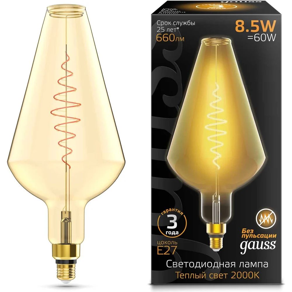 Лампа Gauss Filament Vase 180802105