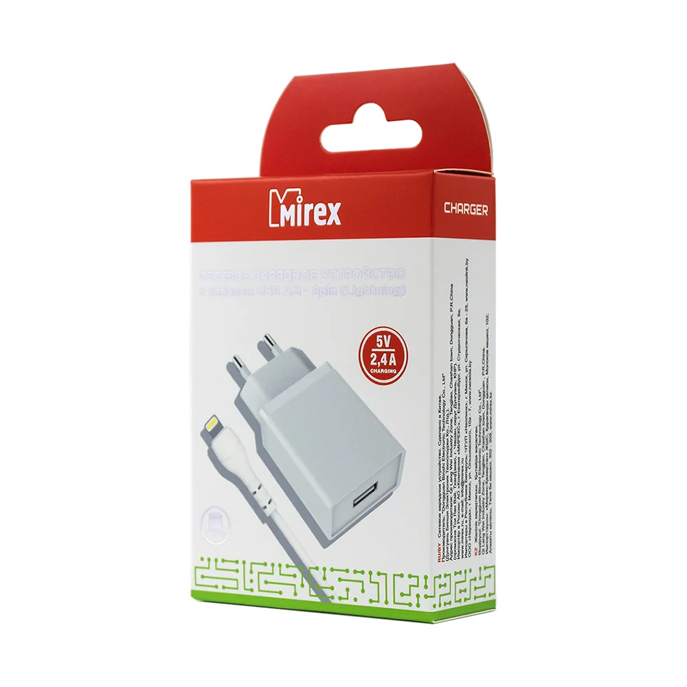 Сетевое зарядное устройство Mirex 13701-U16iWH