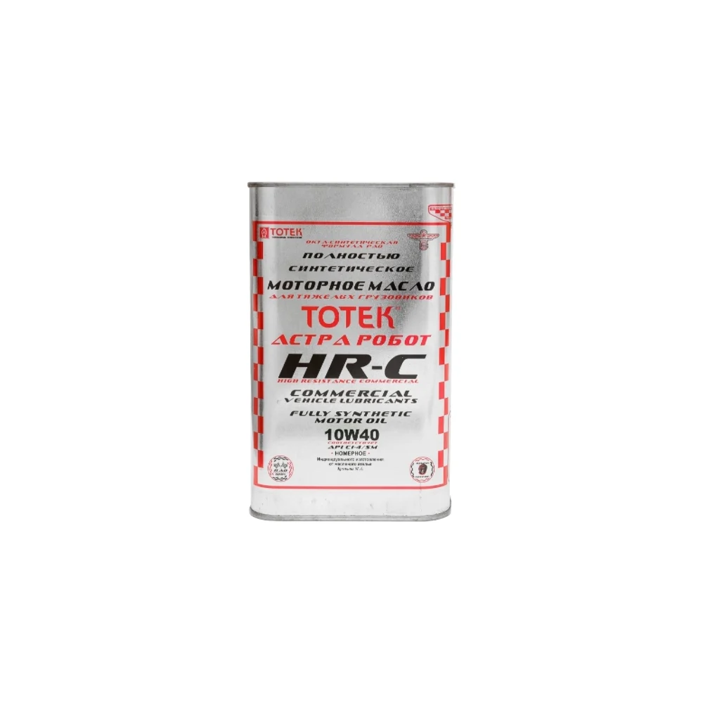 Моторное масло ТОТЕК HR-Commercial SAE 10W40 HRC1040001