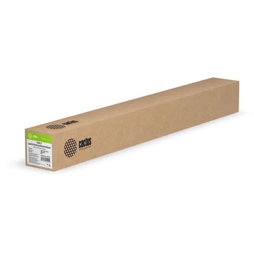 Холст Cactus CS-MC230-106730, для струйной печати, 1067мм х 30м, втулка 50.8мм (2"), 230г/м2, белый, фактура синтетика, покрытие матовое