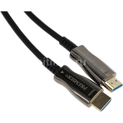 Кабель соединительный аудио-видео PREMIER 5-806 1.5, HDMI (m) - HDMI (m), ver 2.1, 1.5м, GOLD, черный