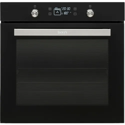 Духовой шкаф электрический JACKY`S JO EB7539, 78л, дверца с 3 стеклами, черный