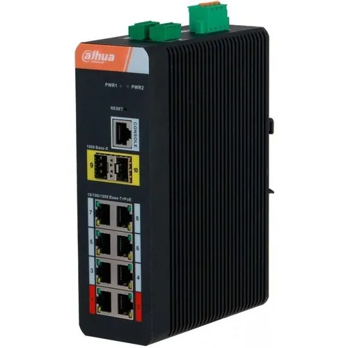 Коммутатор Dahua DH-IS4210-8GT-120, управляемый
