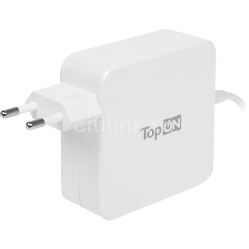 Адаптер питания TopON TOP-DE65QW, 5 - 20 В, 3.25A, 65Вт, белый [103313]