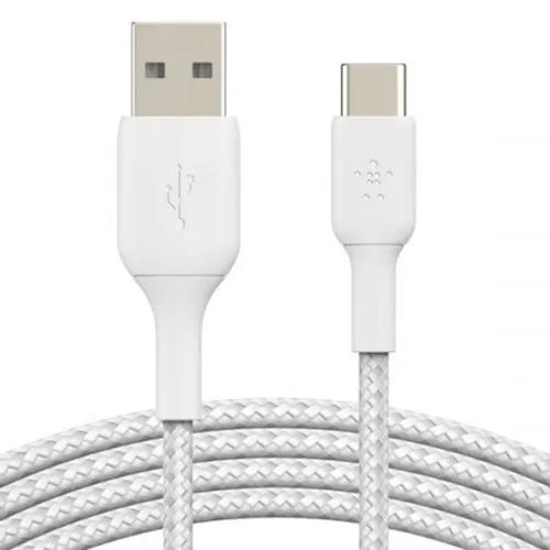 Кабель Belkin CAB002BT2MWH, USB Type-C (m) - USB (m), 2м, белый