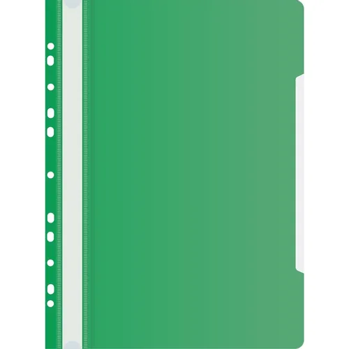 Папка-скоросшиватель Бюрократ PS-P20GRN, A4, пластик, зеленый 20 шт./кор.