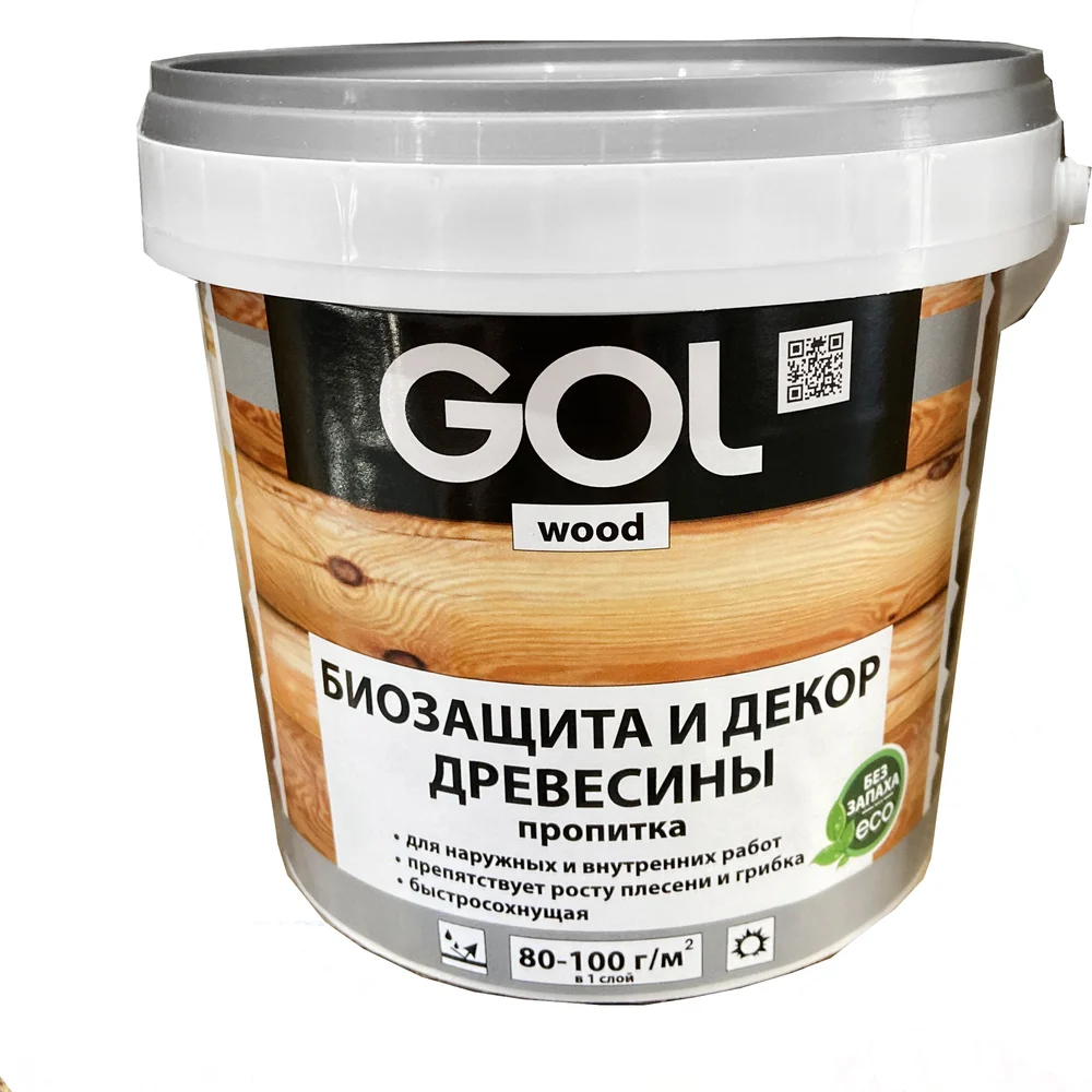Защитно-декоративная пропитка Palizh GOL wood AQUA Wd.232.03-0,9 11606026