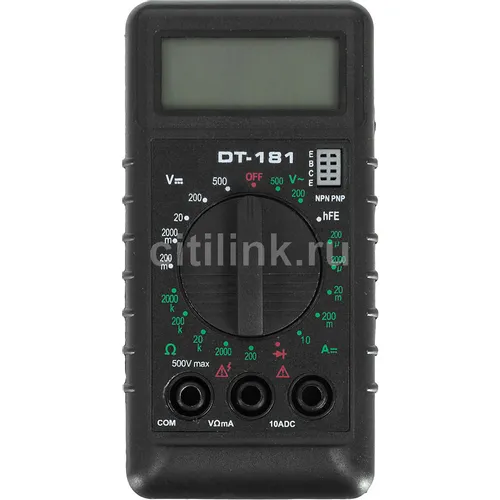 Мультиметр цифровой Ресанта DT 181, ручной