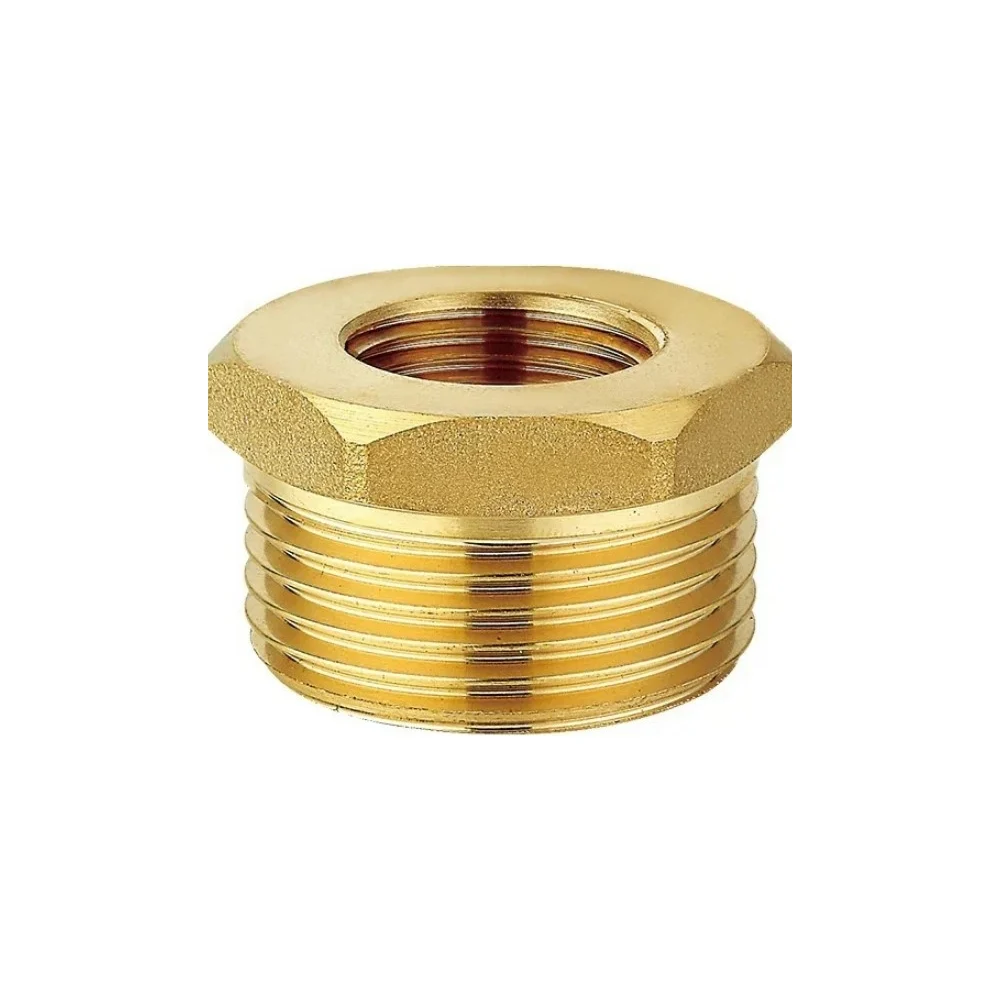 Резьбовая латунная футорка DOUBLE-LIN LL6033 (1"1/4x1")