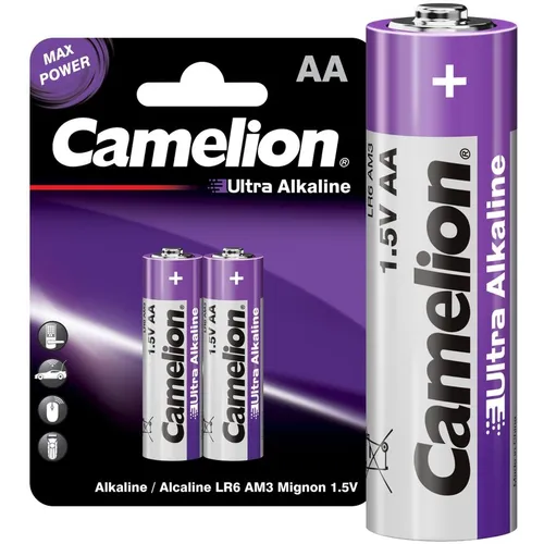 AA Батарейка CAMELION Ultra Alkaline LR6-BP2UT, 2 шт.