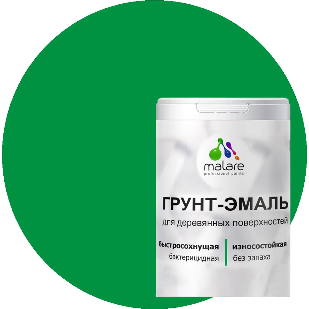 Матовая грунт-эмаль для деревянных поверхностей MALARE 2036752344442
