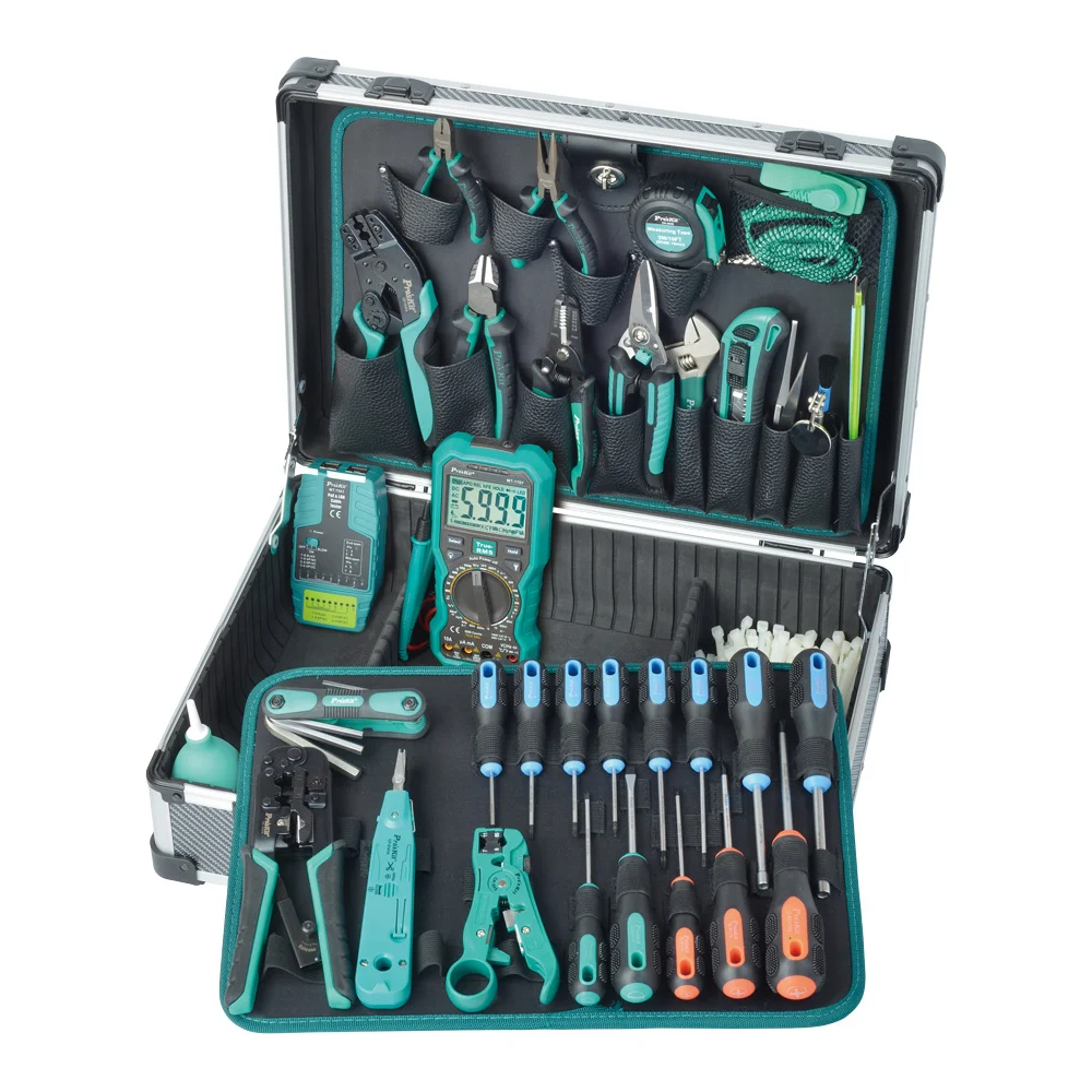 Набор инструментов для обслуживания LAN Pro'sKit PK-1938M3 С00040177