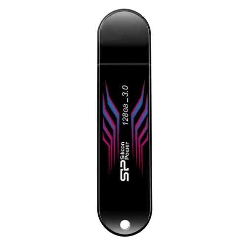 Флешка USB Silicon Power Blaze B10 128ГБ, USB3.0, черный [sp128gbuf3b10v1b]