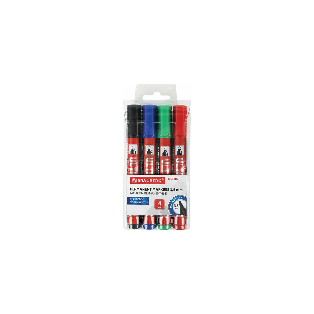 Перманентные маркеры BRAUBERG ULTRA MARKER 152208