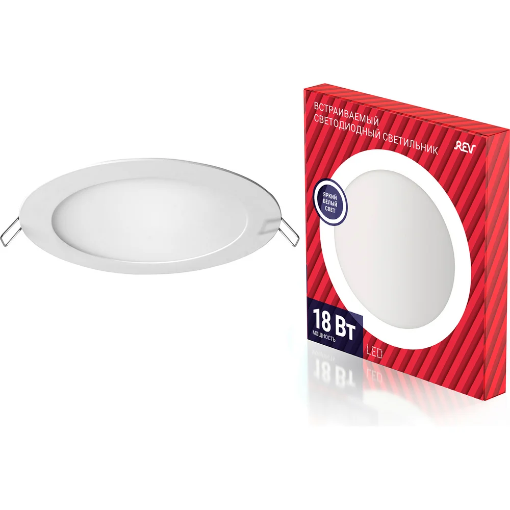 Встраиваемая светодиодная панель REV SuperSlim Round 28946 3