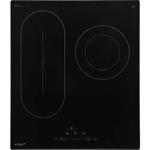 Электрическая варочная поверхность Vitek VHE4320, конфорок: 3 шт., стеклокерамика, независимая, черный