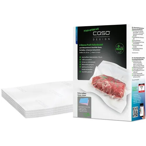 Пакеты для вакуумной упаковки для вакуумной упаковки CASO 1245, 20см x 30см