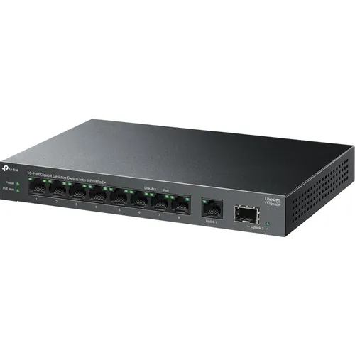 Коммутатор TP-LINK LS1210GP, неуправляемый