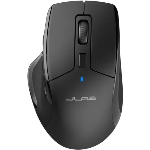 Мышь беспроводная JLAB Jbuds, игровая, Bluetooth/Радио, оптическая, USB, 2400dpi, черный [ieumjbmouserblk124]