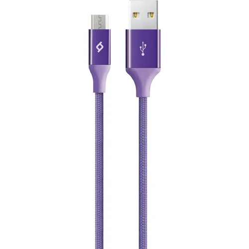 Кабель TTEC 2DK11MR, micro USB (m) - USB (m), 1.2м, фиолетовый