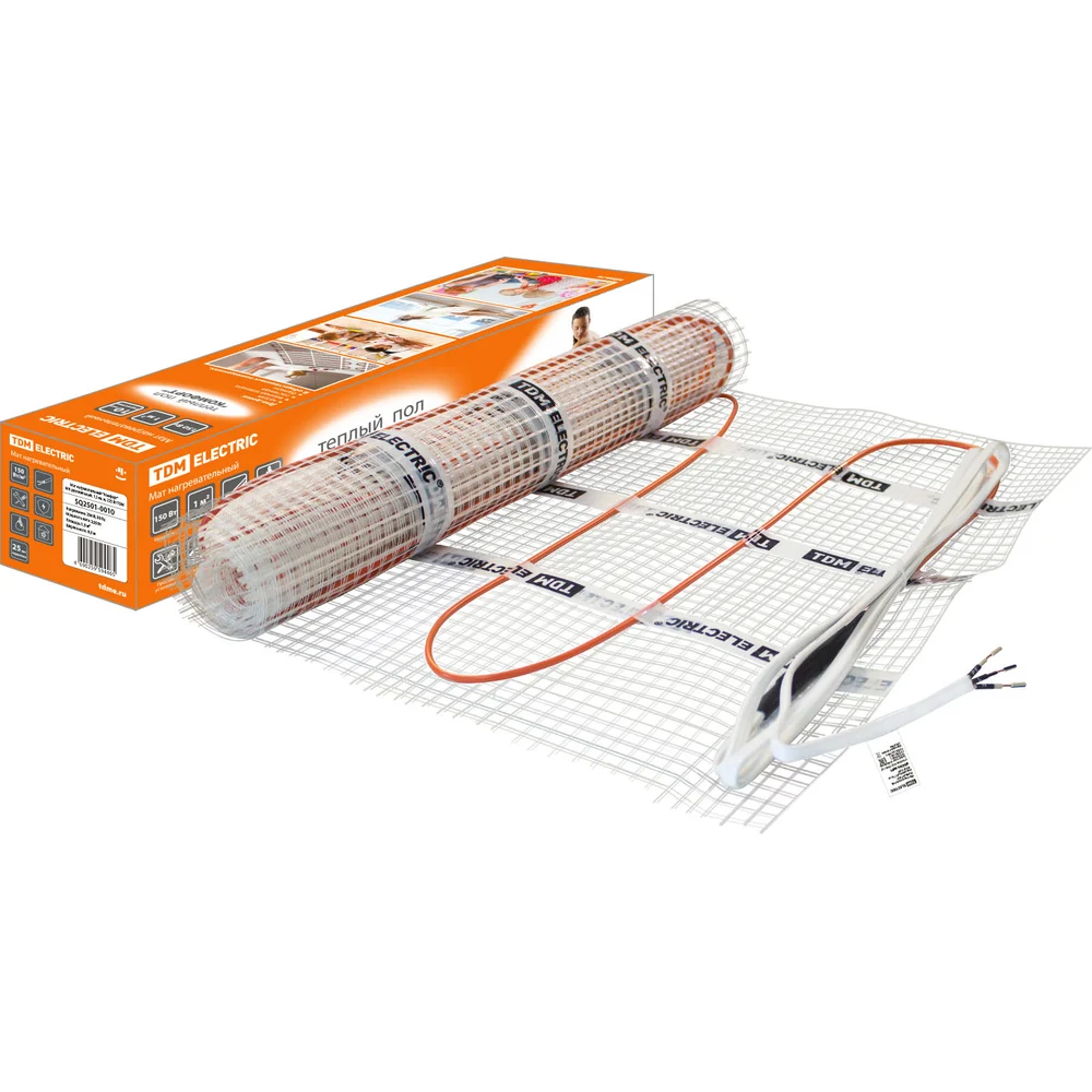 Двухжильный нагревательный мат TDM ELECTRIC Комфорт МН SQ2501-0010