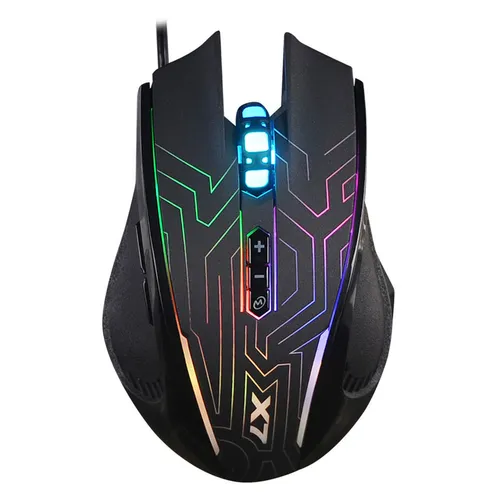 Мышь проводная A4TECH X87, игровая, оптическая, USB, 2400dpi, черный [x87 (maze)]