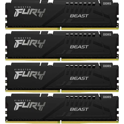Оперативная память Kingston Fury Beast KF556C40BBK4-128 DDR5 - 4x 32ГБ 5600МГц, DIMM, Ret