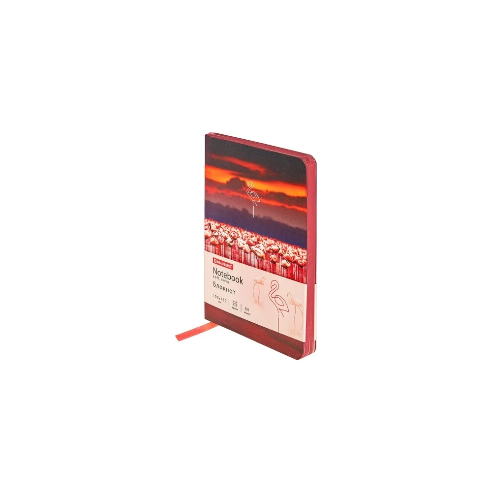 Гибкий блокнот BRAUBERG VISTA Flamingo 112099