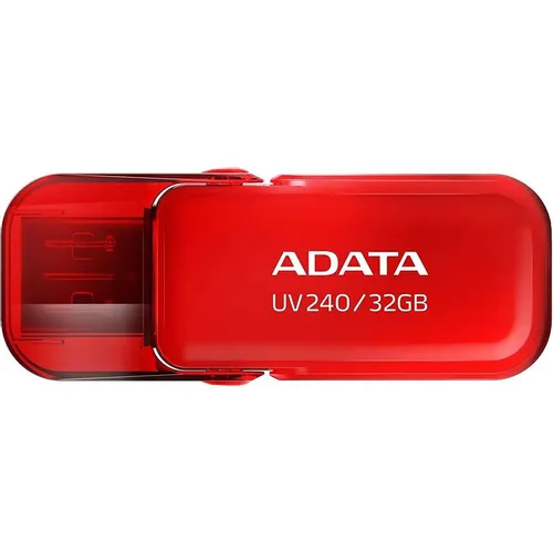 Флешка USB A-Data UV240 32ГБ, USB2.0, красный [auv240-32g-rrd]