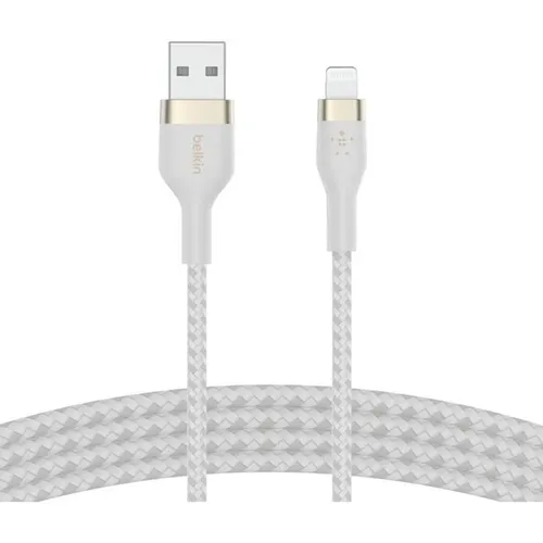 Кабель Belkin CAA010bt1MWH, Lightning (m) - USB (m), 1м, белый