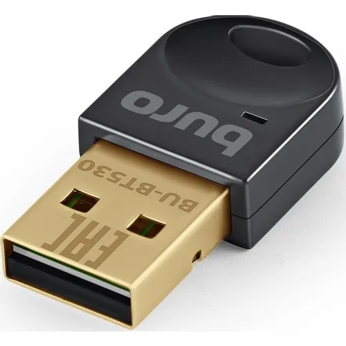Bluetooth адаптер Buro BU-BT530 BT 5.3+EDR class 1.5, USB, 20м, черный