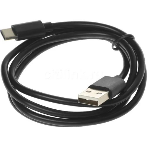 Кабель KINGPRICE KP-USBAC-3A-1m, USB Type-C (m) - USB (m), 1м, 3A, черный