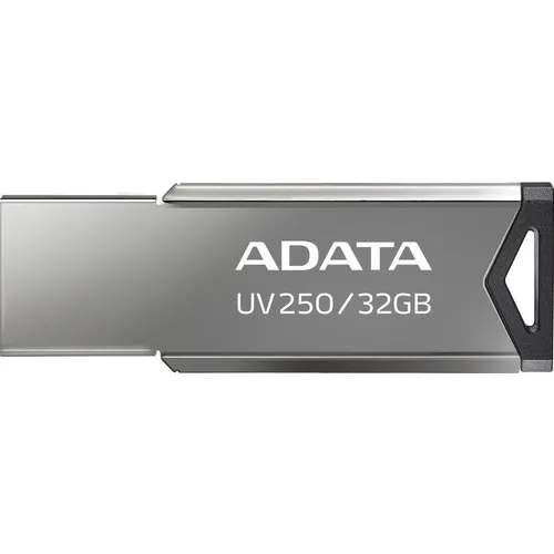 Флешка USB A-Data UV250 32ГБ, USB2.0, серебристый [auv250-32g-rbk]