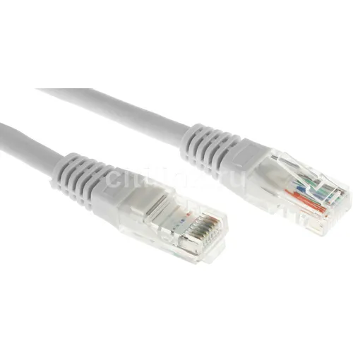 Патч-корд REXANT вилка RJ-45, вилка RJ-45, кат.5E, ПВХ, 1.5м, серый [18-1004]