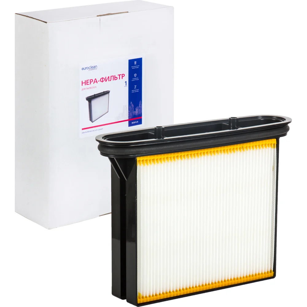 Складчатый фильтр для пылесоса Bosch GAS 25 EURO Clean Original BGSM-25