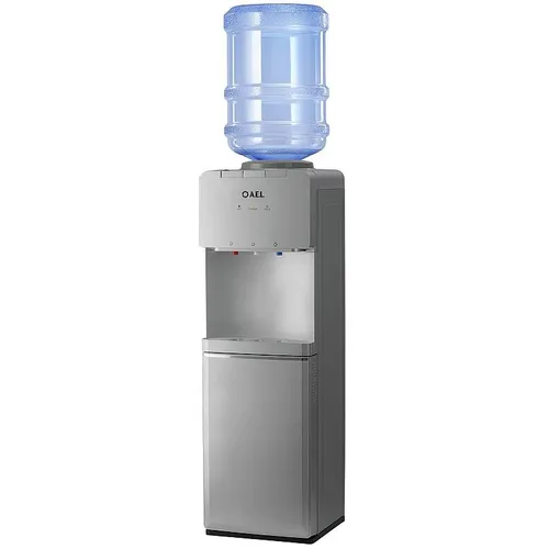 Кулер AEL LD-422c, напольный, электронный, кнопка, серебристый