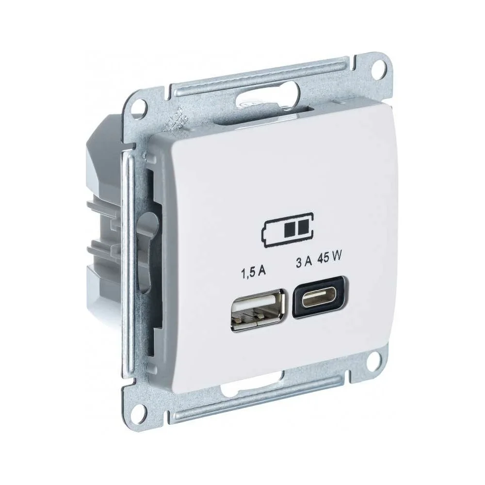 Розетка Systeme Electric USB GLOSSA GSL000129