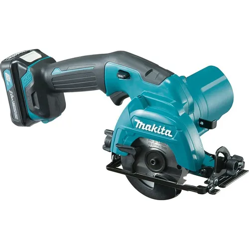 Циркулярная пила Makita HS301DWME, 85мм, аккумуляторная, 12В, с 2 АКБ, с ЗУ