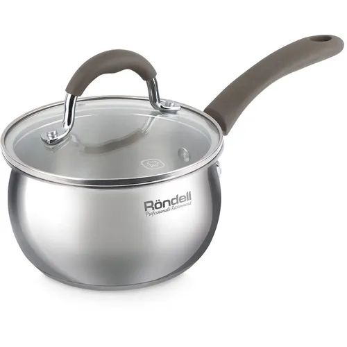 Ковш Rondell Konzept RDS-1228, 1.1л, с крышкой, стальной