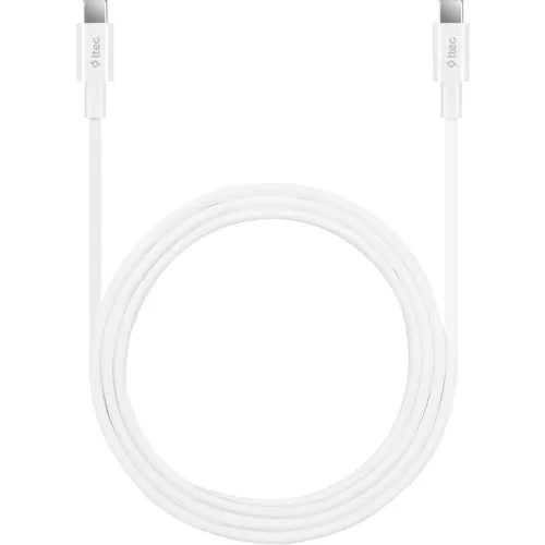 Кабель TTEC 2DK49B, USB Type-C (m) - USB Type-C (m), 1.5м, белый