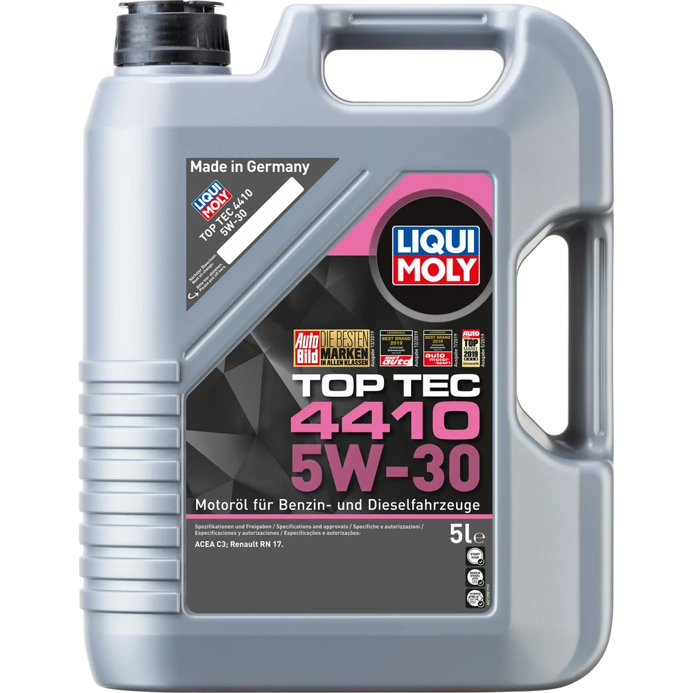 НС-синтетическое моторное масло LIQUI MOLY Top Tec 4410 5W-30 C3 21404