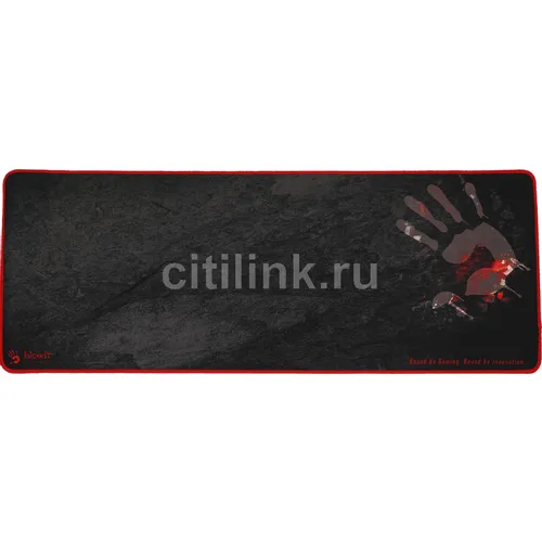 Коврик для мыши A4TECH Bloody B-088S (XL) черный/рисунок, текстиль, 800х300х2мм